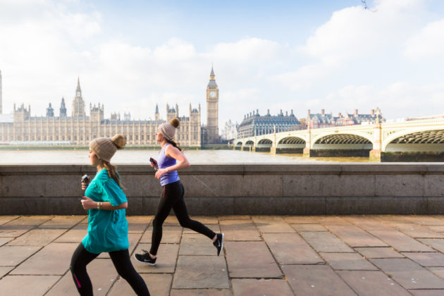 Places for running in London