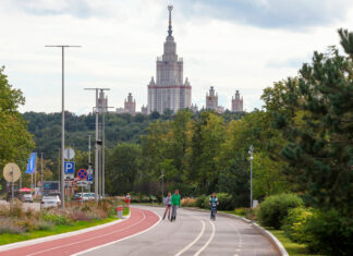 велодорожки в Москве